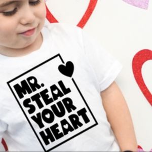 Mr.Steal Your Heart  - Toddler unisex short sleeve T-shirt